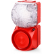 Комбинированный свето-звуковой оповещатель ASS-P+QDS Белый 48 V AC/DC, 230-240 V AC
